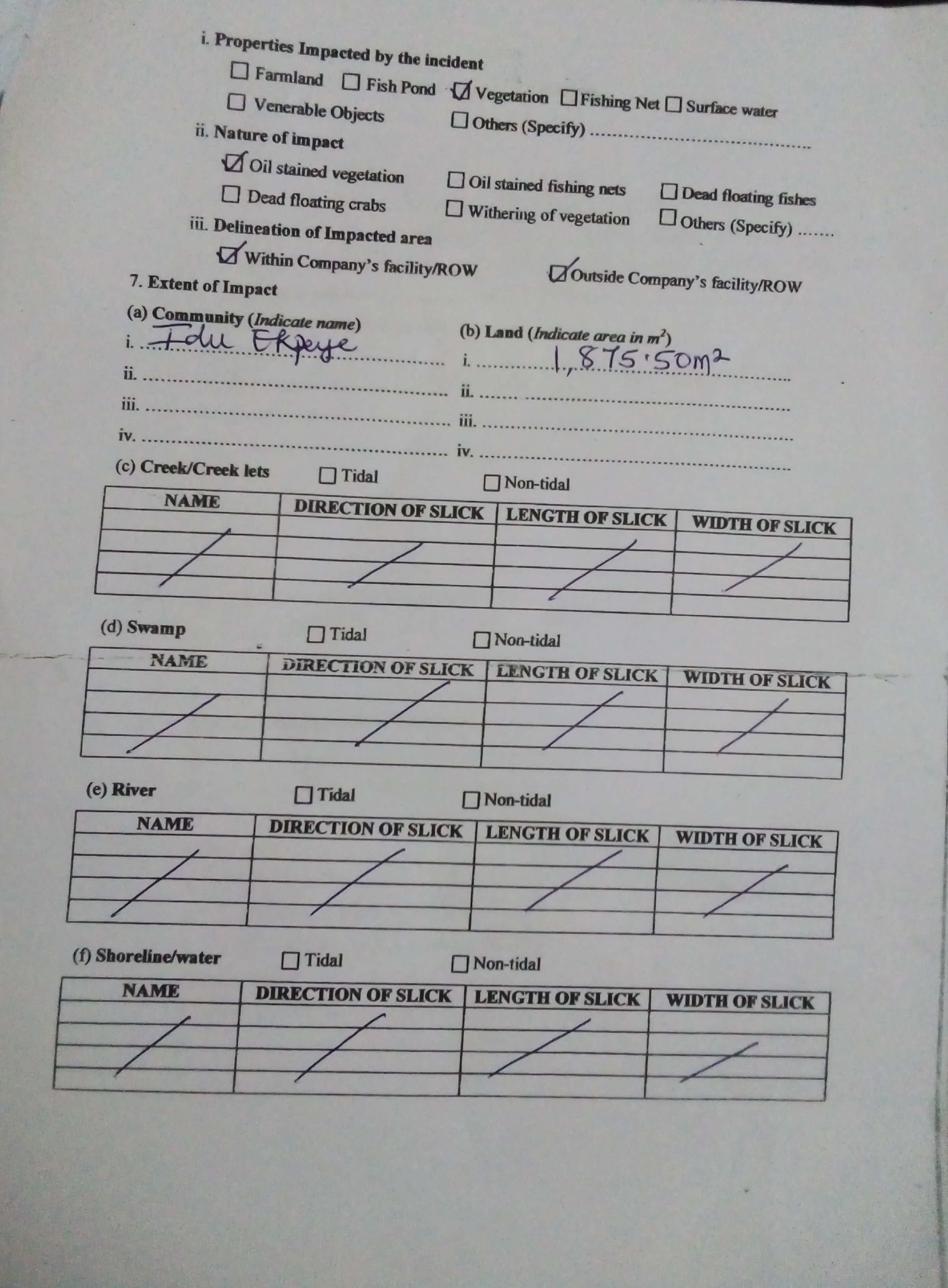 Incident evidence 7